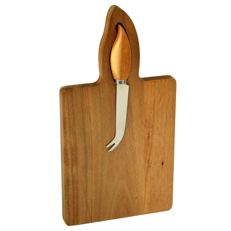 Acacia Trent Bar Board With Knife