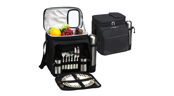 Picnic Cooler for Two with Coffee Service